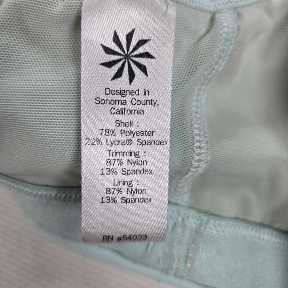 Athleta Push the Limit Sports Bra in Water Blue Women's Size Large - Picture 3 of 5